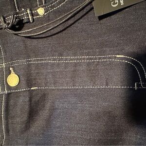 Liverpool  Women's Dark Blue Gia Pull On Skinny Jeans